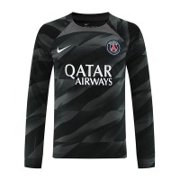 Camisa de Futebol Paris Saint-Germain Goleiro Equipamento Secundário 2023-24 Manga Comprida